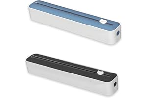 AIEIEII 2Pcs Cling Film Dispensers, Kitchen Foil Dispenser, 36.5cm Clingfilm Dispenser for Home and Kitchen Cling Film Organization for Clingfilm Foil Dispensers (Blue and Black)