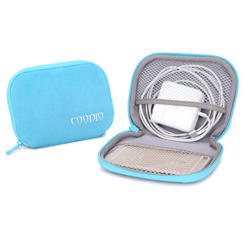 Coodio® Universal 11.6 Zoll Laptophülle + Zubehör Tasche für Apple Macbook Air 11, Chromebook 11 (Fit all 11.6 inch ultrabook laptop notebook) – Farbe Light Blau - 5
