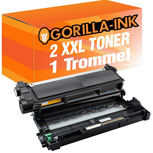 Gorilla de Ink® - Juego de 2 cartuchos de tóner & Drum XXL compatible para Brother DR de 2300 & tn-2320 Black HL-L 2340 DW HL-L 2360 DN HL-L 2360 DW HL-L 2361 DN