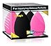 VMAGIC 4Pack Premium MICRO Makeup Sponge Beauty Sponge Blender for Applicator, Foundation and Highlight (Black +Rose Red)