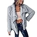 Produktbild TianWlio Mäntel Frauen Weihnachten Damen Mantel Langarm Strickjacke Jacke Outwear Herbst Winter Mode Winter Warm Kunstpelz Langarm Solide Jacke Tops Mantel Jacken