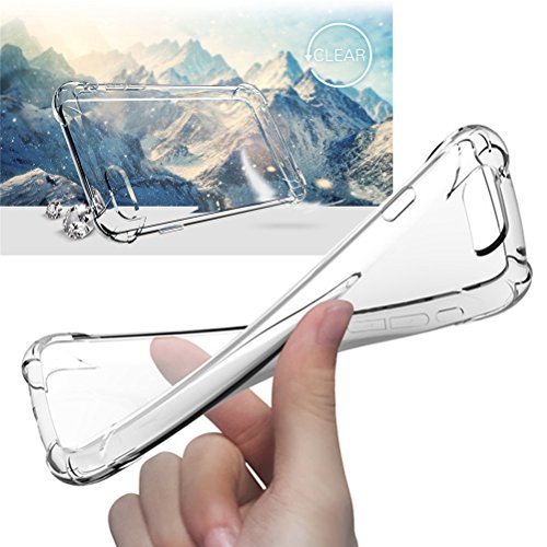 WindCase Galaxy S8 Plus Funda  Ultra Slim Case Cristalina Clara Transparente Carcasa Gota Protecci  n TPU Protectora para Samsung Galaxy S8 Plus