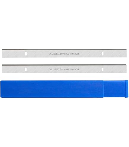 Lame Per Pialla HSS Al Tungsteno, 2 Pezzi Da 400x35x3 Mm - Per Legno Duro E Morbido, Qualità Tedesca