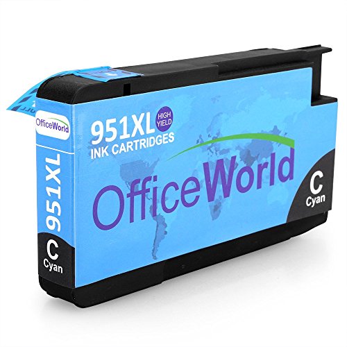 OfficeWorld Kompatible Patronen Ersatz für HP 950XL 951XL Druckerpatronen Hohe Kapazität mit Neuer Chips Kompatibel für HP Officejet Pro 8600 8610 8620 8630 8640 8100 8660 8625 8615 251dw 276dw (1 Schwarz, 1 Cyan, 1 Magenta, 1 Gelb) - 4