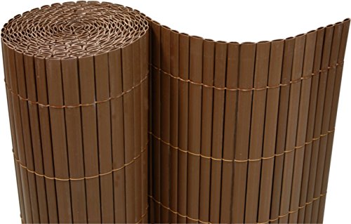 Preisvergleich Produktbild PVC Sichtschutzmatte 180x400 cm braun