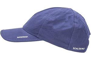 SEALSKINZ Cappellino Impermeabile Unisex per Tutte Le Condizioni atmosferiche, Nero, Taglia Unica Uomo