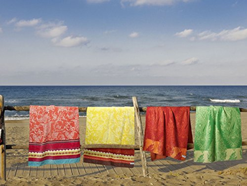NEU 2017 bassetti Strandtuch beach towel Portofino V1 rot 90×180 cm samt weich - 3