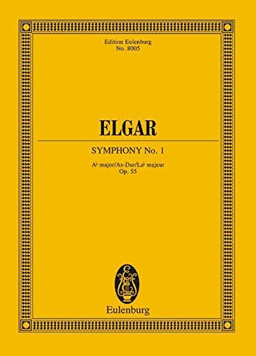 Symphony No. 1, Op. 55 in A-Flat Major: Score by Edward Elgar (1-Nov-1984) Sheet music