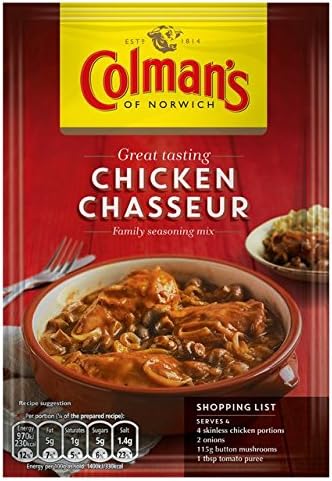 Colman's Chicken Chasseur Recipe Mix 43g