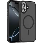 Aksesuarcim iPhone 17 Kılıf Silikon Mat Arka Y&uuml;zey M-Safe Şarj &Ouml;zellikli Kapak Fle Siyah