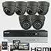 Produktbild 6 x HD Full 1080P Sicherheit Kamera 2,4 MP Dome HIKVISION DVR 8 CH HDMI P2P 2 TB HDD