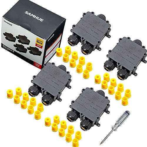 SAMHUE Boîte de jonction IP68 Connecteurs de câble à 3 voies étanches Boîtier de jonction élec SAMHUE Boîte de jonction IP68 Connecteurs de câble à 3 voies étanches Boîtier de jonction élec