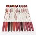 CHIC*MALL 12 PCs/set lip liner pencil professional water-proof long-term nature 12 wooden