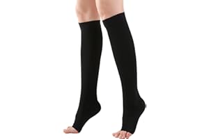 iCovalescent Calze Compressione, Gambaletto Compressione Graduata, Calze a Compressione Graduata Uomo Donna, Per Sostegno E Sollievo Dei Muscoli, Fasce di compressione per polpacci per Corsa