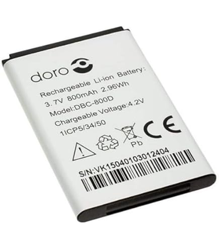 Batteria 1500mAh Per Doro 6778 E Liberto 820 Mini - Sostituta DBM-1500B, Li-ion - Foto 2