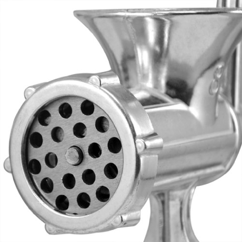 SODIAL (R) Silber Hand manuellen Fleischwolf - 5