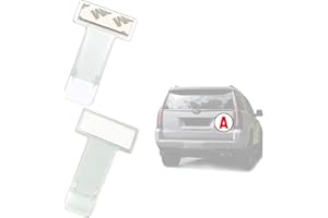 LZBBD GHEART Clip de Ticket de Pare-Brise,Clip de Ticket de Parking,Support pour Carte de Stationnment,Plastique Ticket de Parking Clip,avec Panneau magnétique avec Mention A, Disque A Voiture