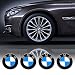 Produktbild 4 x 55 mm Durchmesser BMW Rad Mitte Kappen Aufkleber Self Adhesive Emblem Decals Billig