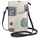 Produktbild Cell Phone Purse Wallet - Women's Small Windows Pattern Crossbody Bag Handbag
