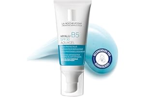 LA ROCHE-POSAY La Roche Posay Aquagel Anti-arrugas, Tratamiento Reparador, Rellenador y Protector, Fotoprotección SPF30, Apto para Pieles Sensibles, Fórmula con Ácido Hialurónico, Hyalu B5, 50 ml