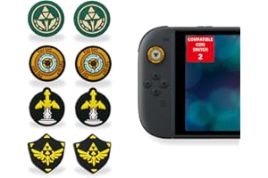 M MARIE MADELEINE EMPORIUM MMEGaming Joystick-Kappen kompatibel mit Switch 2, Zubehör für Switch 2 Controller, Daumenkappen für Switch 2, Zubehör Joy Cons Switch 2 (Zelda)