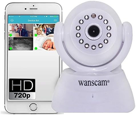 Lennov WiFi Camera, Wireless 720p Home Security Surveillance IP Camera for Baby /Elder/ Pet/Nanny Monitor, Pan/Tilt, Two-Way Audio &amp; Night Vision Remote Control
