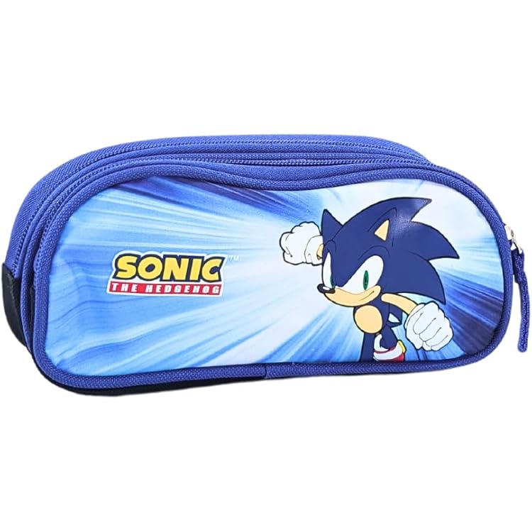 Cartable Trolley Sonic Pour Enfant – Sac à Roulettes école Maternelle Et Primaire – 38 Cm Avec Bretelles Réglables – Cadeau Enfant