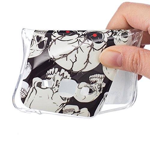 XiaoXiMi Funda Luminosa para Samsung Galaxy J3 2016 SM-J320F Carcasa de Silicona Caucho Soft TPU Silicone Case Cover Carcasa Protectora Funda Blanda Suave Flexible Caja Delgado Ligero Casco Anti Rasgu  os Anti Choque Brillando en Oscuridad - Cr  neo Asustadizo