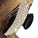 Crystal Hair Clip Diamante Hair Claw Clip Moon Hair Clip Claw Wedding Hair Clip Black Hair Grip Hairclip Hair Accessory