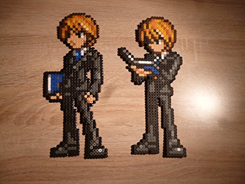 Buy Sprite Kira - Death note - hama beads - pixel art Online at ...