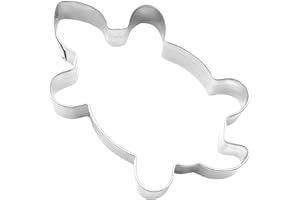 BekkiB 381 - Stampino per biscotti "tartaruga", 8 x 4,8 cm, lavabile in lavastoviglie e facile da maneggiare