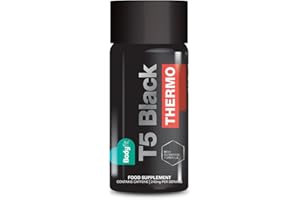 Bodyfit T5 Black Thermo - T5 Thermogenic Pills - Workout Boosting Weight Management Formula - 60 Capsules