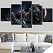 Produktbild Uhgkt 5 Leinwanddrucke Wandkunst Home Dekorative Modulare Leinwand Kunstwerk Bilder Spiel Mass Effect Andromeda Malerei HD Drucke Poster