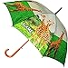 Produktbild alles-meine GmbH Großer XL Regenschirm - AUTOMATIK -  Giraffe - Zootier  - inkl. Name - Ø 100..