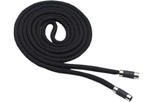 ZEALMAX Cordons de serrage de rechange flexibles et universels pour vêtements, cordon de serrage décoratif pour sweats à capuche, pantalons, vêtements, noir