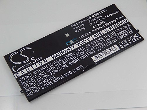 vhbw Li-Polymer Akku 5670mAh (7.4V) für Tablet Netbook Pad Microsoft Surface Pro, Pro 2, Pro 2 1601, Pro 64GB wie 2ICP5/94/104, P21GU9