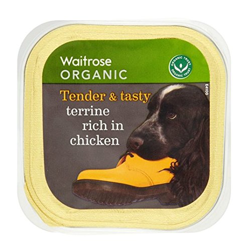 Organic Dog Food Rich in Chicken Terrine Waitrose 150g just.DOG