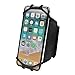 Produktbild AOLVO Armband für Samsung Galaxy S9/S9 Plus/S8/S7, 360° drehbar, Sportarmband für iPhone XS Max/XR/X/8 Plus/8/7 mit Schlüsselhalter für Wandern/Joggen Schwarz