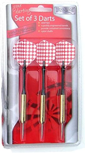 1 x 3 Dart Set. 20 Grams. Professional Flights. Brass Barrels. Steel Tips. Nylon Shafts. Choose 1 or 2 Sets of Darts.