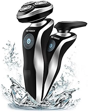 Kanff Waterproof Electric Shaver Razor Wet and Dry 2 in 1 USB Rechargeable Beard Trimmer Cordless for Men