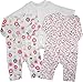 Baby Sleepsuits Rompers Babygrows Boy and Girl Footless and with Feet 0-3M To 12-18M...