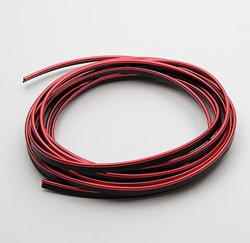 5Meter Car Decorative Strip Interior PVC Decorative Tape Auto Dash Panel Trim Strip For For VW BMW AUDI SKODA KIA ROVER RENAULT PORSCHE TOYOTA HONDA MAZDA PEUGEOT CITROEN VOLVO BENZ (red)
