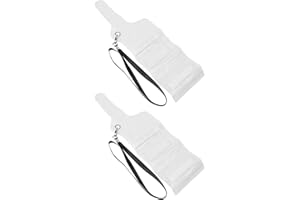 Sarini Bolsa Impermeable para Radio,Bolsa portátil para Walkie Talkie con cordón para Baofeng Motorola Kenwood Icom Midland President Yaesu,2 uds.