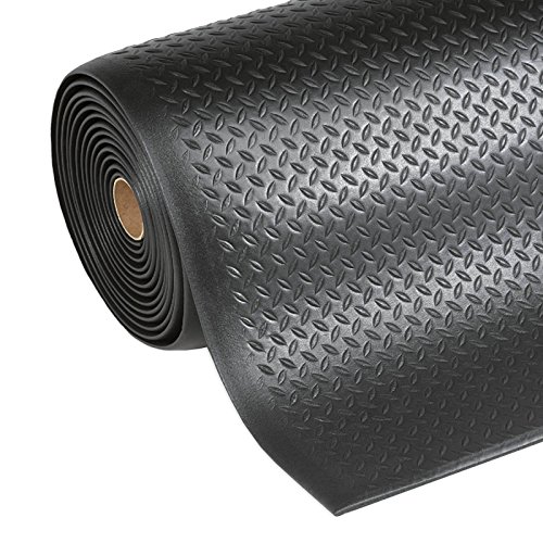 Preisvergleich Produktbild Anti-Ermüdungsmatte Dyna-Protect Diamond / Arbeitsplatzmatte / Diamantstruktur / Schwarz / 60x90 cm