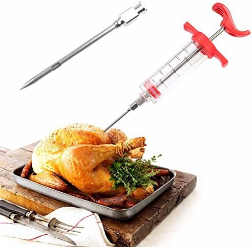 Barbecue BBQ Tools Set Grill Syringe Kitchen Accessories Sauce Injector Roast Needle