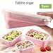 Produktbild Meisijia 3pcs bewegliche zusammenklappbare Silikon-Lunch Box Folding Küche Mikrowelle Haushalt Picnic Food Storage Container Box