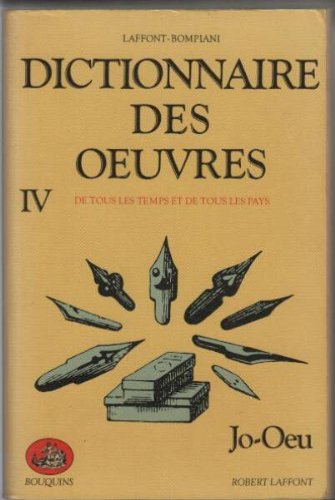 <a href="/node/775">Dictionnaire des oeuvres, Jo - Oeu</a>