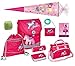 Produktbild DIE SPIEGELBURG Schulranzen-Set Prinzessin Lillifee Feenball 8tlg. mit Dose, Trinkflasche, Schultüte 85cm und Regenschutz; Flex Style Schul-Rucksack