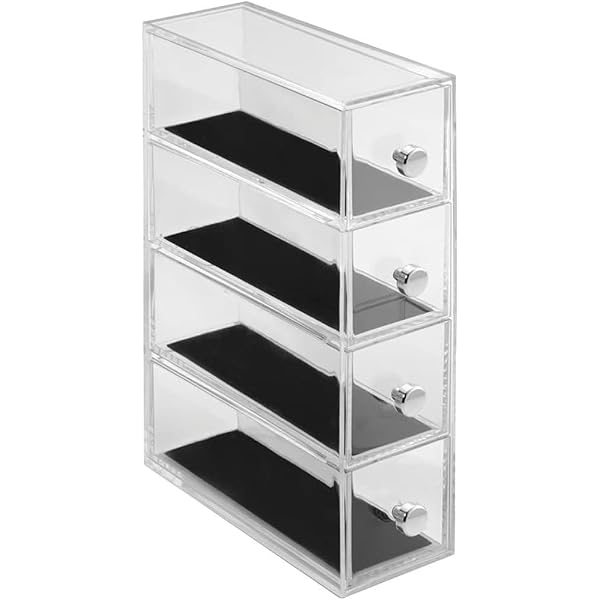 Comius Sharp Boîte à Bijoux 5 Niveaux Rotation 360° - Coffret Rangement Rotatif Pour Bagues, Boucles D'Oreilles, Colliers