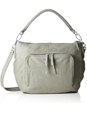 Liebeskind Berlin Damen Biggi Aam Vintag Schultertasche, Grau (Elephant L), 10x40x28 cm